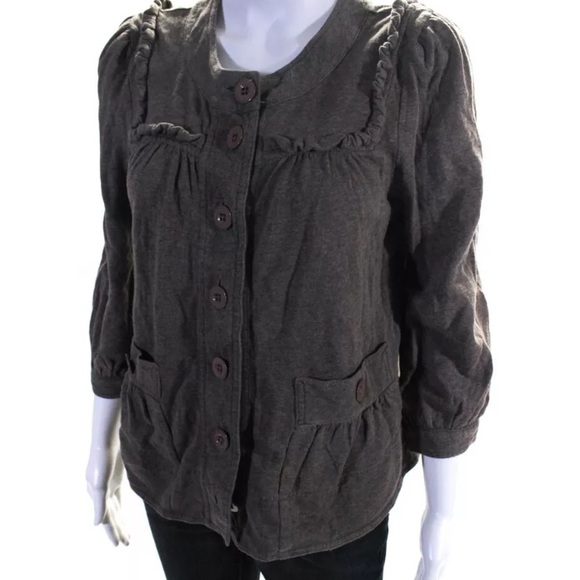 Marc Jacobs Ruffle Military Blazer - Picture 4 of 4